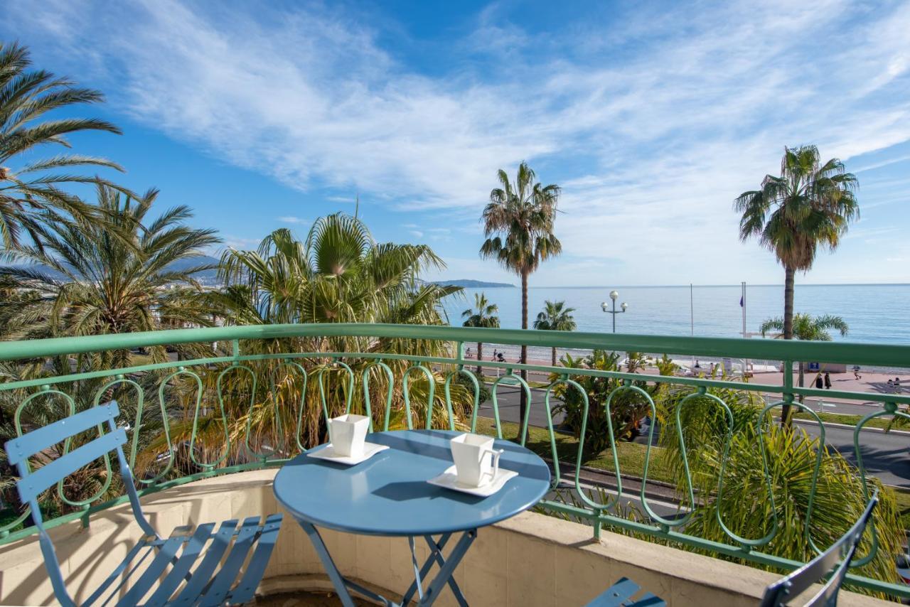 Sea Front Suite - Panoramic View With Terrace - 85 M Nizza Esterno foto